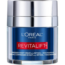 L'Oréal, Revitalift, Creme Noturna Pressionada com Retinol + Niacinamida, Sem Fragrância, 1.7 oz (48 g)