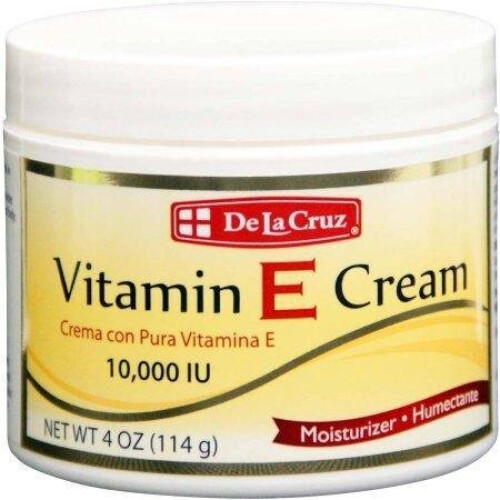 De La Cruz, Vitamine E-creme, 10.000 IU, 4 oz (114 g)