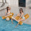 4 Pack Pool Fighting Floating Swimming Game Toy Inflatable Gladiator 7
