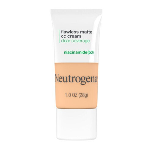 Neutrogena Neutrogena Clear Coverage Flawless Matte CC Cream, Porcelain 2.0, 1 oz