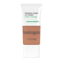 Neutrogena Clear Coverage Flawless Matte CC Cream, Maple 7.0, 1 oz
