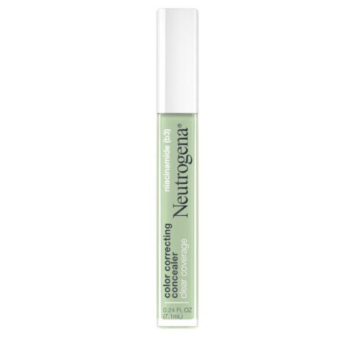 Neutrogena Neutrogena Clear Coverage Color Correcting Lightweight Face Concealer Makeup with Niacinamide & Green Pigment to Help Reduce Redness  0.24 Fl Oz
