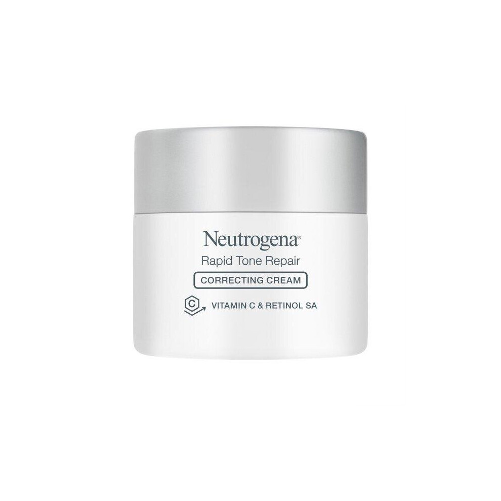 Neutrogena Rapid Tone Repair Correcting Cream Vitamin C, Retinol, Hyaluronic Acid, Brightening, 1.7 Oz