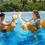 4 Pack Pool Fighting Floating Swimming Game Toy Inflatable Gladiator 8