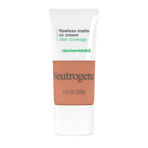 Neutrogena Neutrogena Clear Coverage Flawless Matte CC Cream, Ginger 7.5, 1 oz