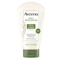 Aveeno Daily Moisturizing Face Cream for Dry Skin, Non-GMO Oat, 5 oz