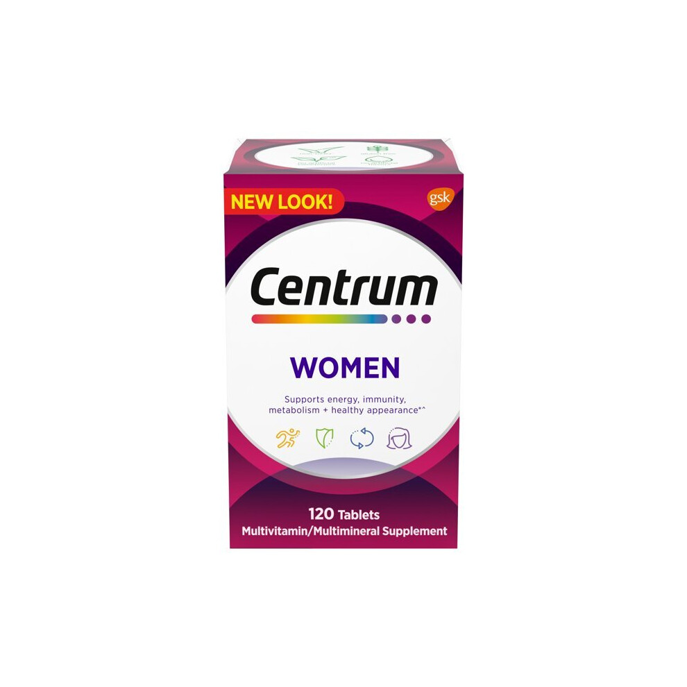 Centrum Multivitamins For Women, Multivitamin/Multimineral Supplement - 120 Count