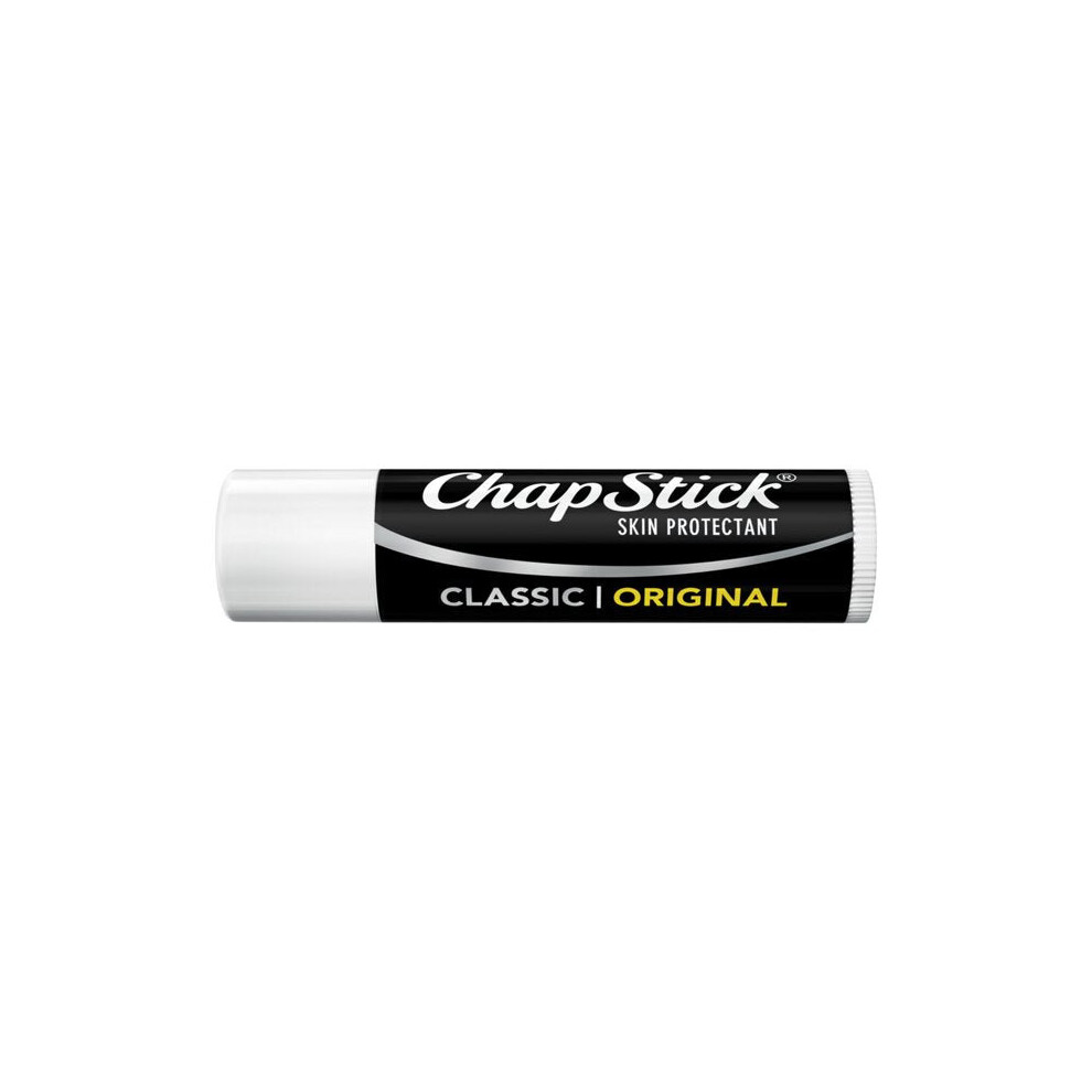 Chapstick Classic Skin Protectant Moisturizing Lip Balm, Original Flavor, 0.15 Oz