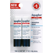 Aquaphor Lip Repair Stick, Lip Balm, 2 pack