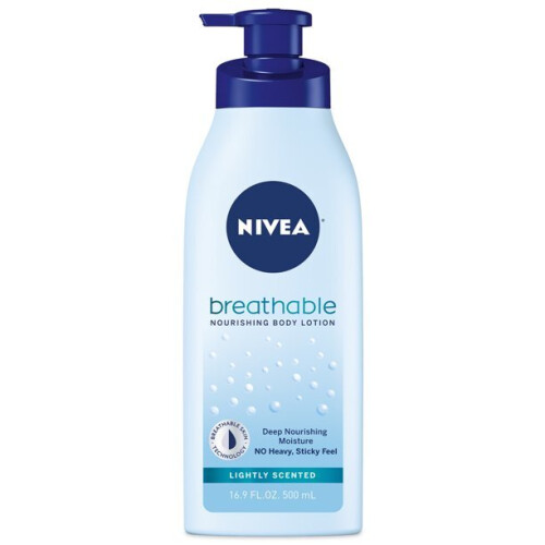 NIVEA NIVEA Breathable Lightly Scented Body Lotion, 16.9 Fl Oz