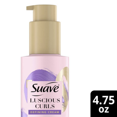 Suave Pink Styling Cream Curl Defining Cream, 4.75 oz