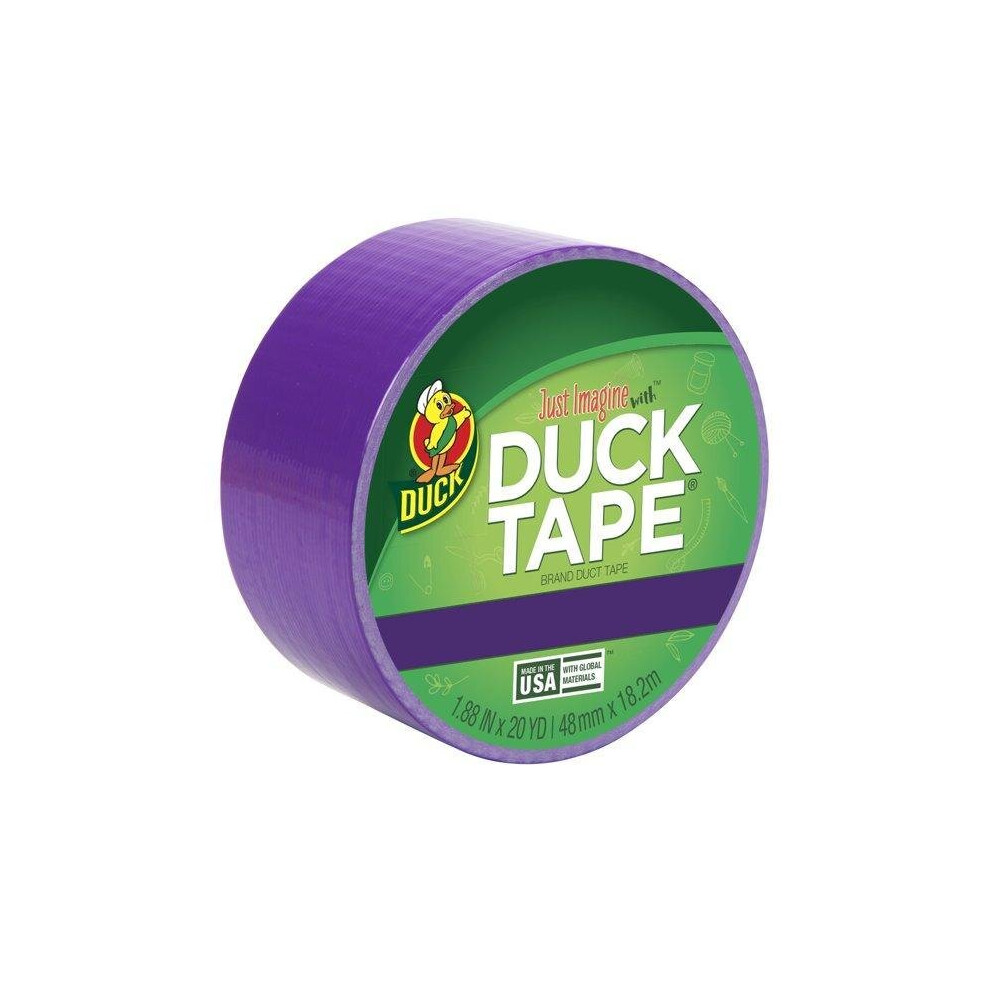 Duck Brand 1.88 In. X 20 Yd. Violet Colored Duct Tape 075353012949