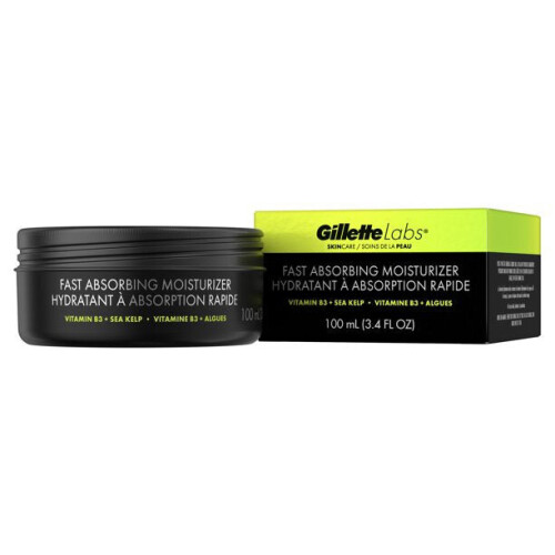 Gillette Gillette Labs Fast Absorbing Moisturizer, 3.4 oz