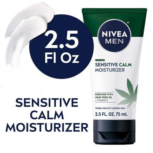 NIVEA NIVEA MEN Sensitive Calm Moisturizer, 2.5 Fl Oz Tube
