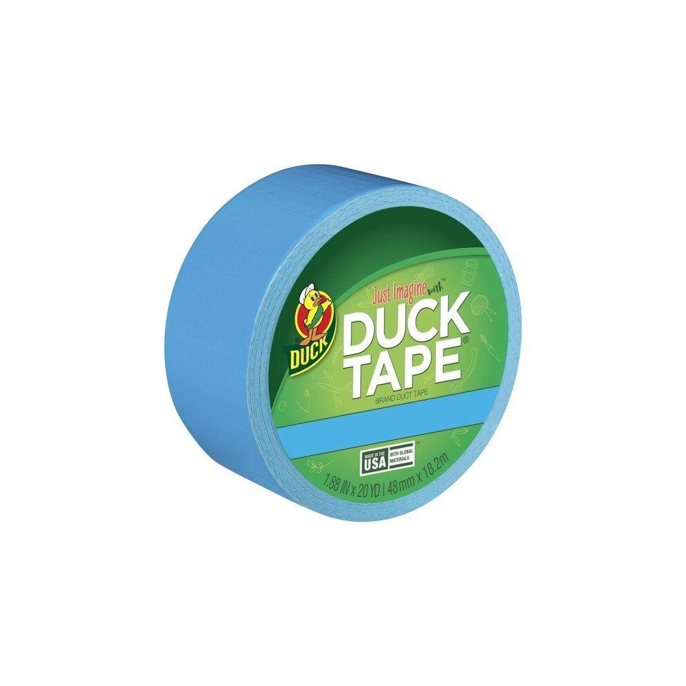 Duck Brand 1.88 In. X 20 Yd. Electric Blue Colored Duct Tape 075353012932