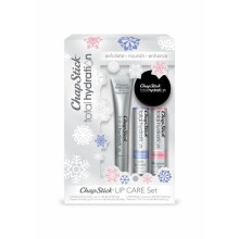 ChapStick Total Hydration Conditioning Lip Scrub, Vitamin-Enriched Lip Oil, Natural Moisturizing Lip Balm and Moisture + Tint Lip Balm Gift Set