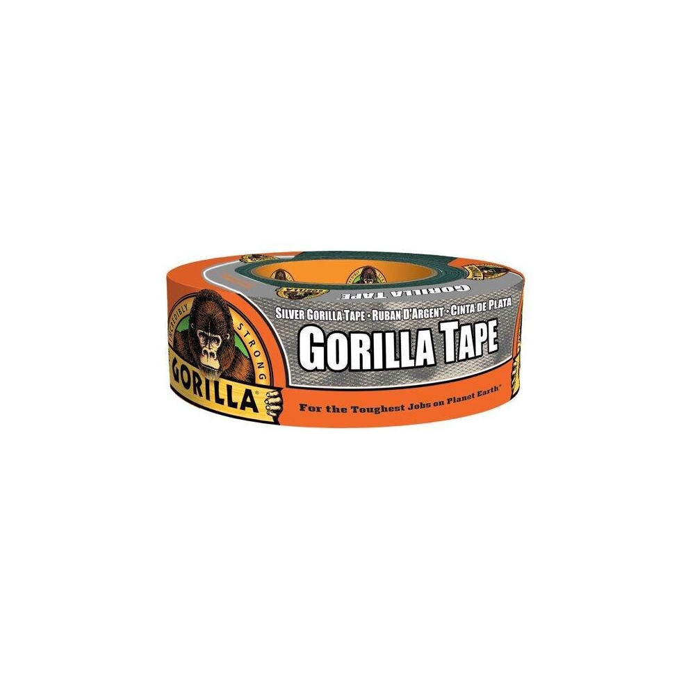 Gorilla Silver Duct Tape, 35 Yard x 1.88 Inches Roll