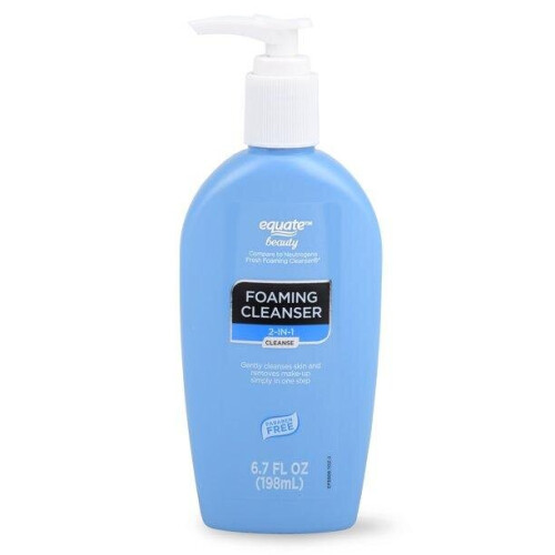 Equate Beauty Foaming 2-in-1 Cleanser, 6.7 Oz