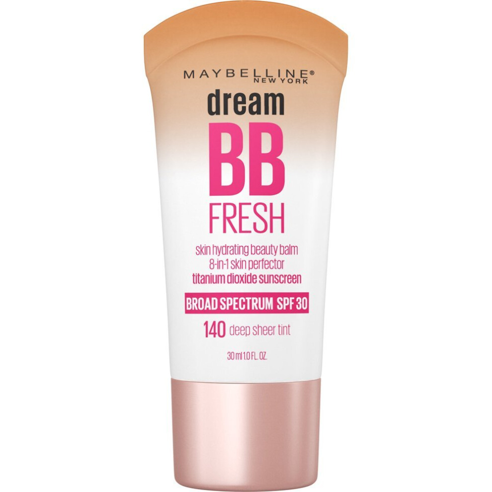 Maybelline Dream Fresh BB Cream 8 in 1 Skin Perfector, Deep, 1 fl oz