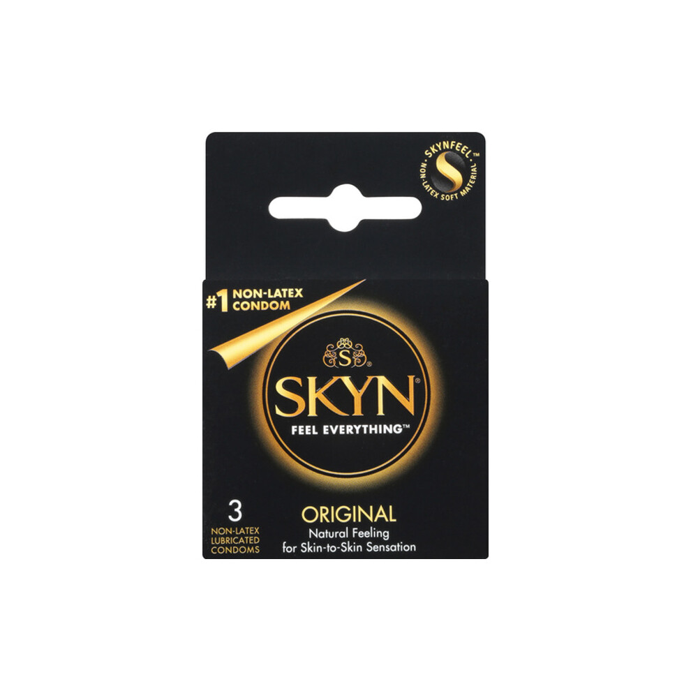 Skyn Non-Latex Condoms, Original, 3 Count