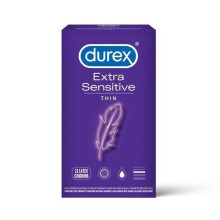 Durex Extra Sensitive and Extra lubricated, Ultra-Fine Latex Condoms - 12 Condoms