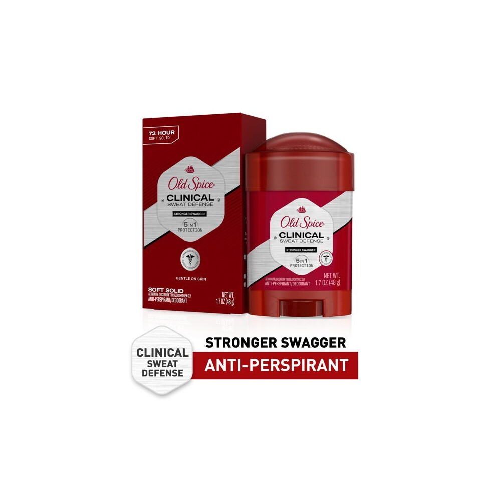 Old Spice Dp Ssld Sd Strong Deodorant Swagger 1.7 Oz.