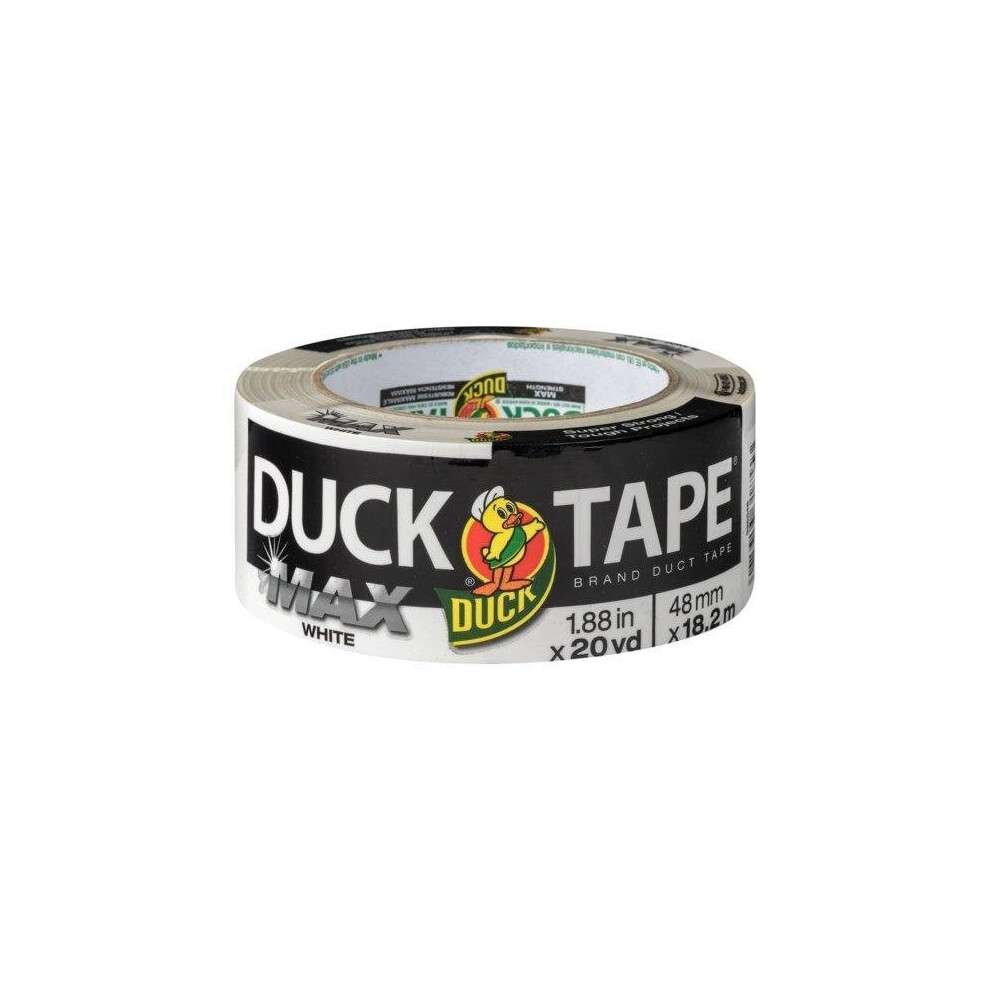 Duck Tape Brand Max Strength 1.88 Inch X 20 Yard White 075353318553