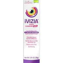 iVIZIA Eyelid Cleansing Gel for Sensitive Eyelid Cleansing, Preservative-Free, No Rinse, 1.05 oz tube