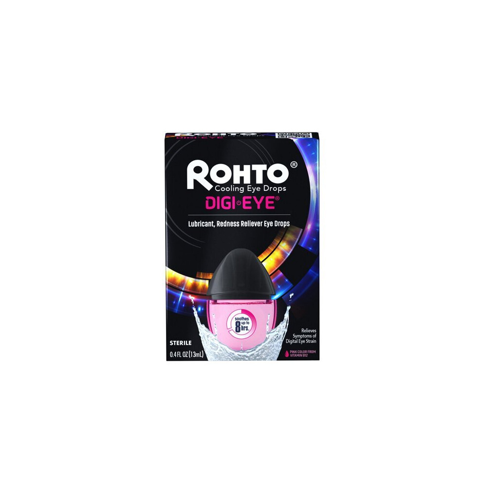 Rohto Digi-Eye, Digital Eye Strain Relief Drops, 0.4 oz