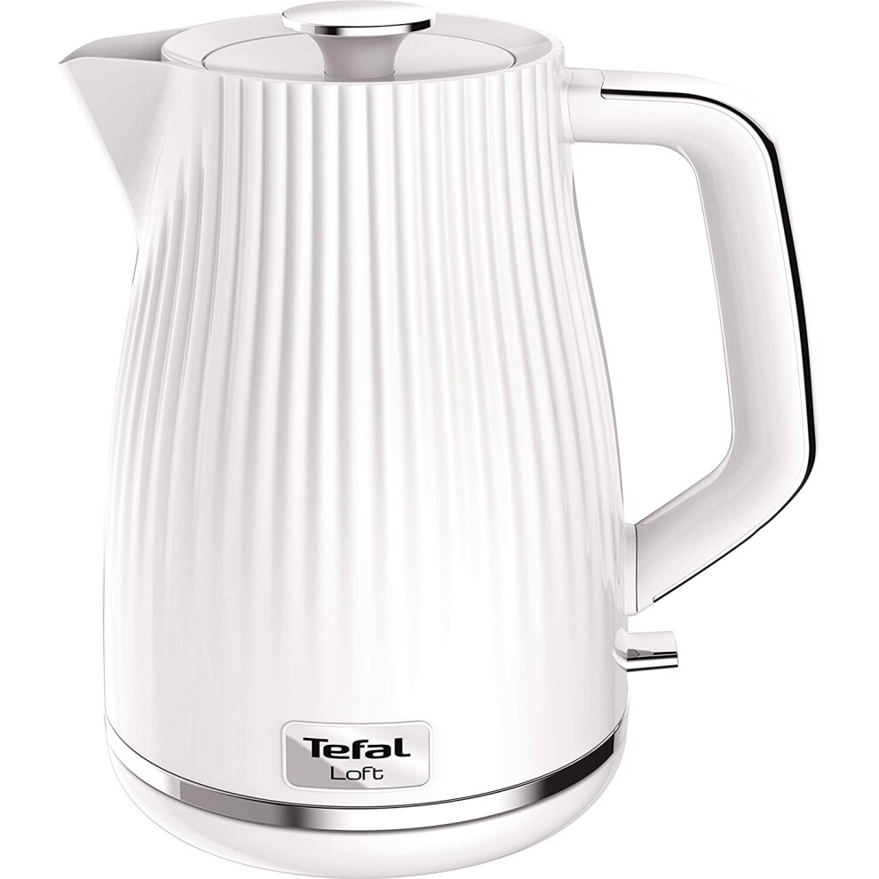 Tefal Loft KO250140 Kettle - 1.7L / Black, White, Plastic, 3000 W - UK Stock