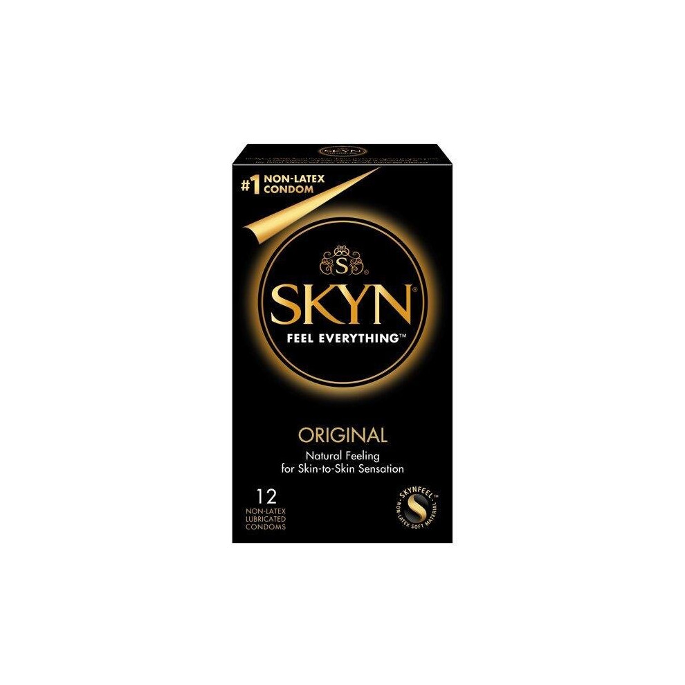 Skyn Original Lubricated Non Latex Condoms, 12 Count
