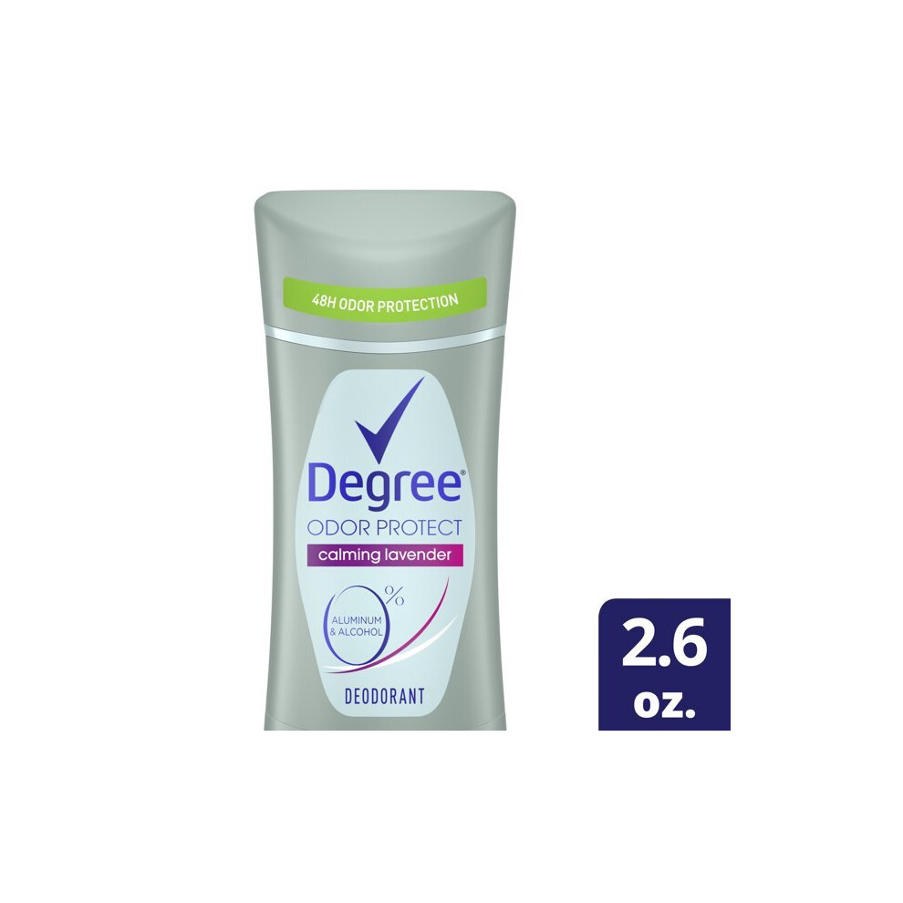 Degree 0% Aluminum Free Deodorant Calming Lavender, 2.6 Oz.