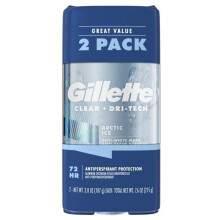 Gillette Deodorant en Antiperspirant voor Mannen, 72 uur Bescherming, Langdurige Frisse Geur, Heldere Gel, Arctic Ice