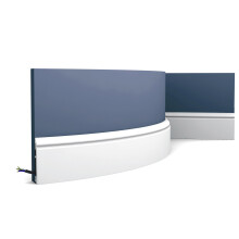 Orac Decor SX173F AXXENT CONTOUR Skirting flexible moulding baseboard 2 m