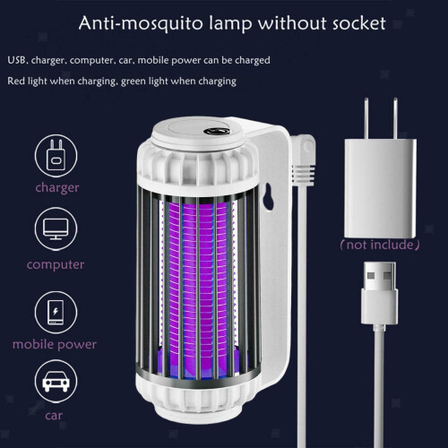 Pro Electric Fly Insect Bug Bug Pest Mosquito Killer Zapper UV LED lamppu 2