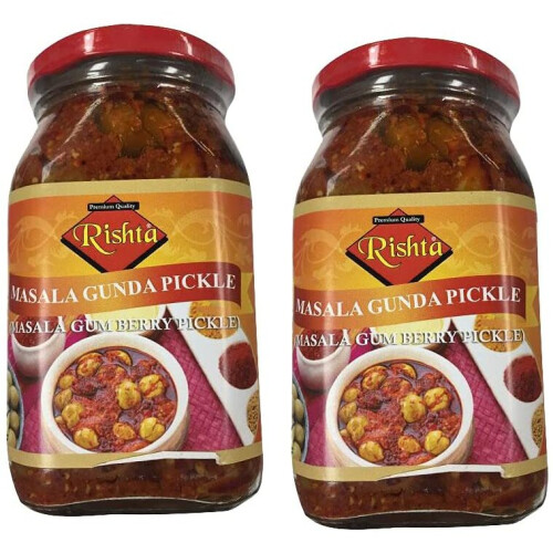 (Pack of 2) Rishta Masala Gunda Pickkle 400g