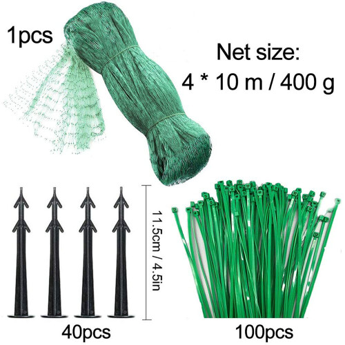 Green Garden Netting 4m X 10m Grass Seed Netting Anti Bird Netting On Onbuy