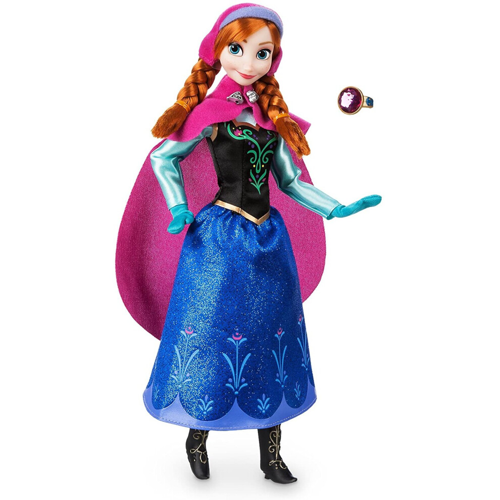 Disney Anna Classic Doll With Ring , Frozen , 11 1/2 Inch