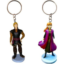 Princess Anna & Kristoff PVC Key Ring Keychain Ornament Figure Frozen