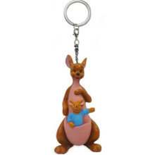 Kanga Kangaroo Roo 3 Key Ring Keychain PVC Ornament Charm Figure