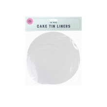 40 x Non stick round Greaseproof Circles Baking Parchment Paper Cake Tin Liner