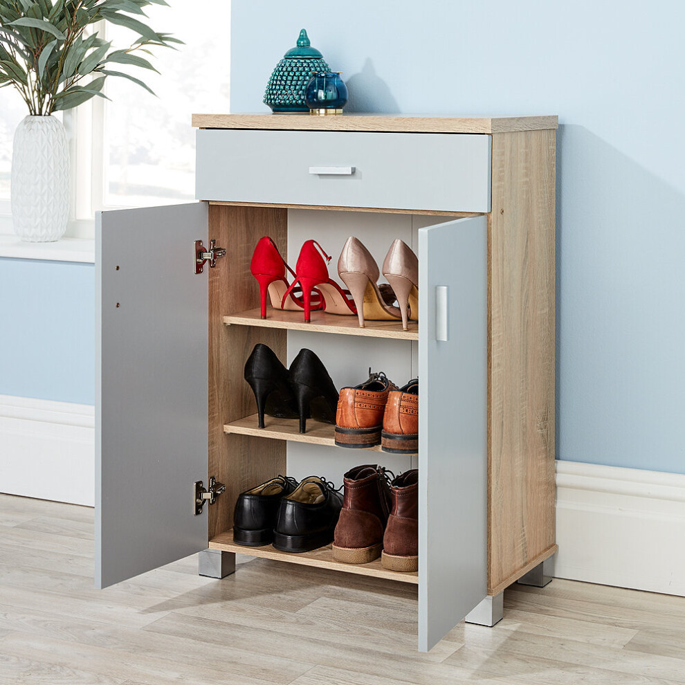 Shoe cabinet deals 2 door