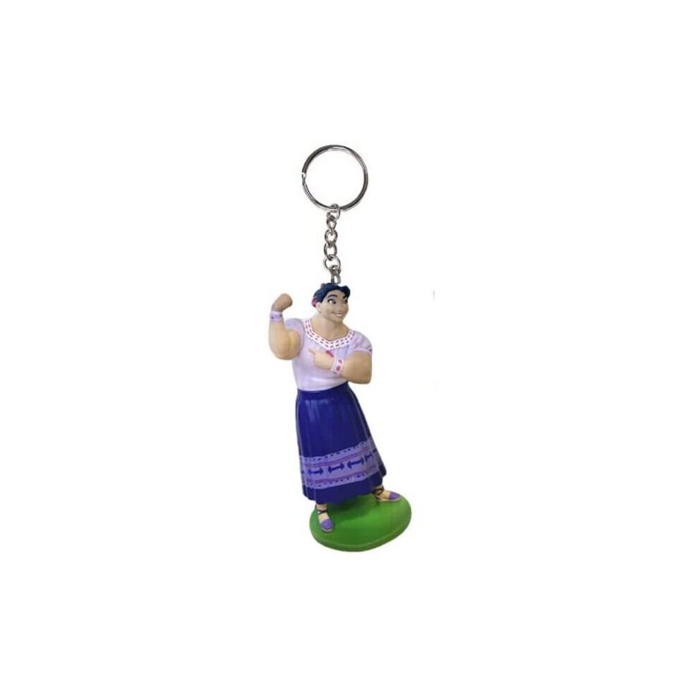 Disney Encanto Luisa Madrigal Pvc Key Ring Keychain Ornament Figure Figurine Grey