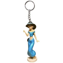 Princess Jasmine Pvc Key Ring Keychain Figure Aladdin Ornament Charm
