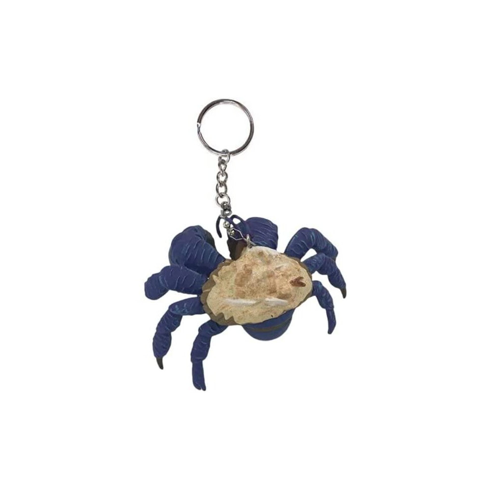 Disney Moana Tamatoa Crab Key Ring Keychain Figure Pvc Figurine Ornament Grey