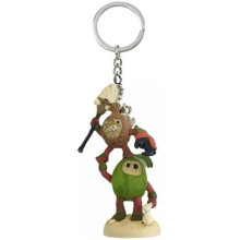 Kakamora Coconut Pirates Key Ring Keychain PVC Figure Ornament