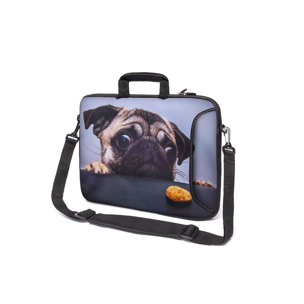 (Mops) 17" Inch Tablet Laptop Notebook Handle Strap Bag Multicoloured 5056543416186