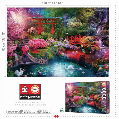 Puzzle 3000 pezzi: Giardino Giapponese 2