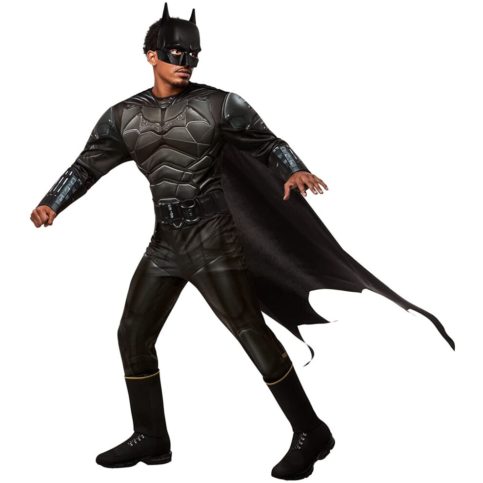 Rubies Official Dc The Batman, Batman Adult Costume, Adult Superhero Fancy Dress - Standard