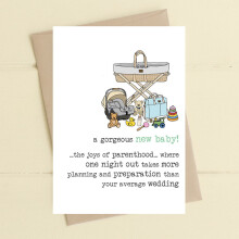 The Joys Of Parenthood New Baby Greeting Card Dandelion Stationery Cards